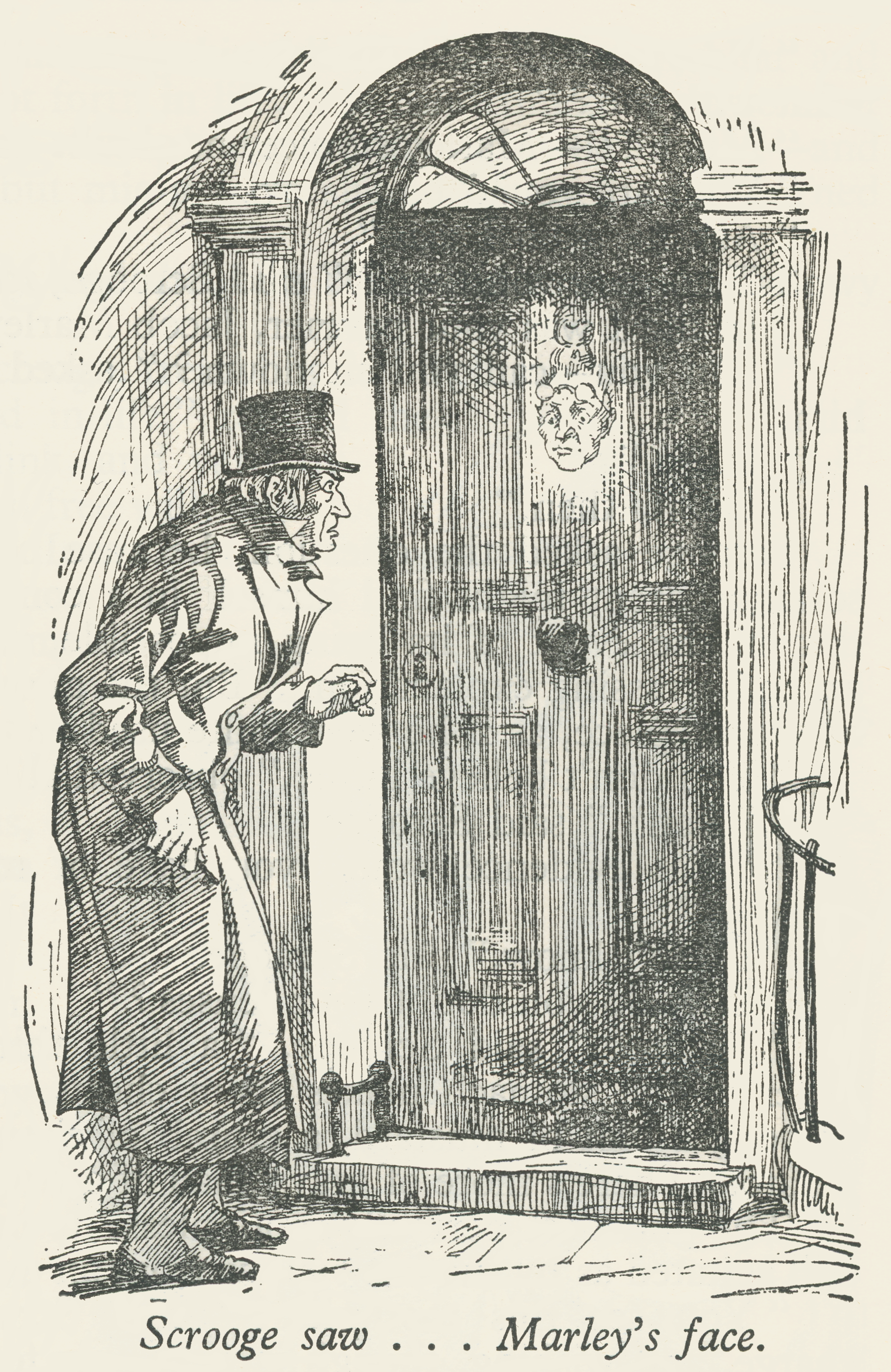 Illustration from A Christmas Carol