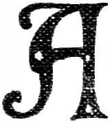 Letter A from Harry Clarke Fairytales