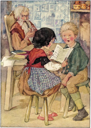 Peter sat as if petrified and stared at Heidi with horror stricken eyes.