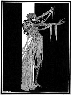 Poe black and white image