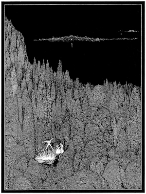 Poe black and white image