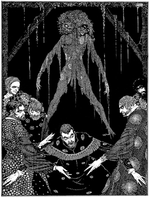 Poe black and white image