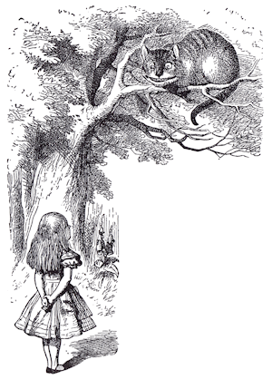 Alice and the Cheshire Cat
