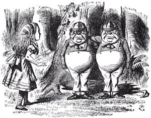 Tweedledumb and Tweedledee