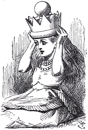 Alice with a crown