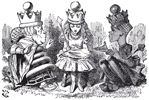 Alice and the two Queens