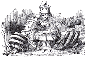 Alice and the two Queens sleeping