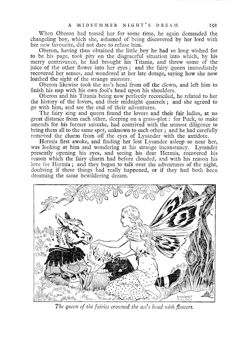 A Midsummer Night's Dream in Golden Wonder Annual 1934