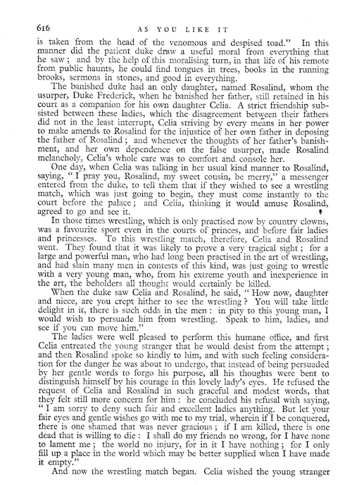 As You Like It in Mammoth Wonder Annual 1935