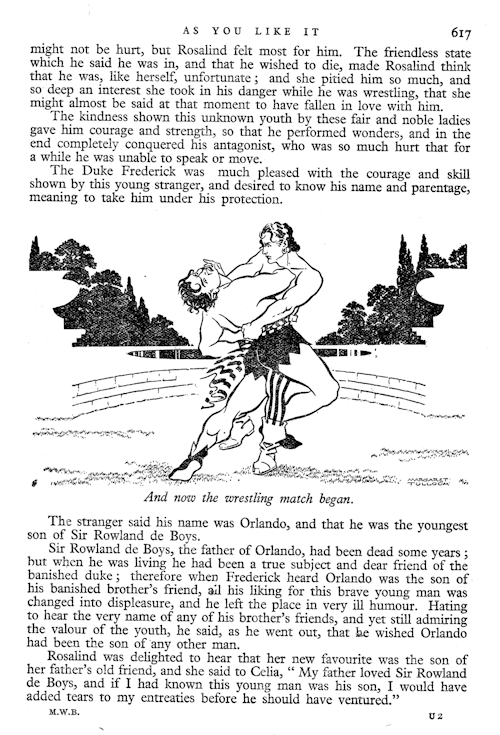As You Like It in Mammoth Wonder Annual 1935