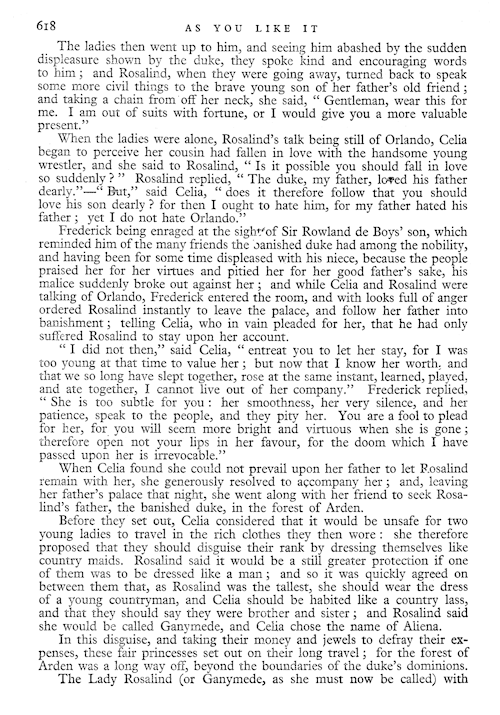 As You Like It in Mammoth Wonder Annual 1935