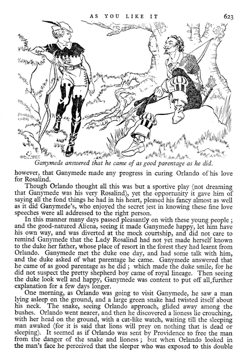 As You Like It in Mammoth Wonder Annual 1935