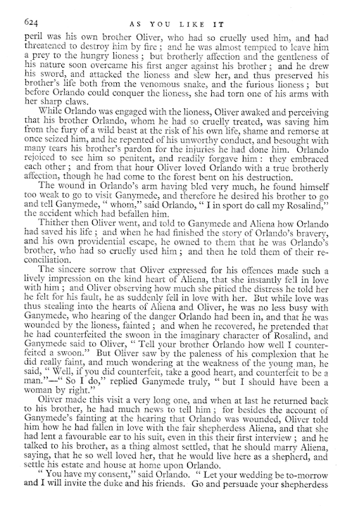 As You Like It in Mammoth Wonder Annual 1935