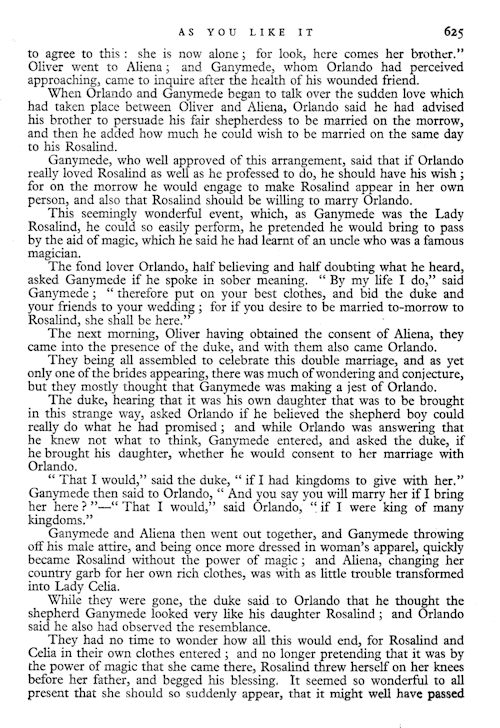 As You Like It in Mammoth Wonder Annual 1935