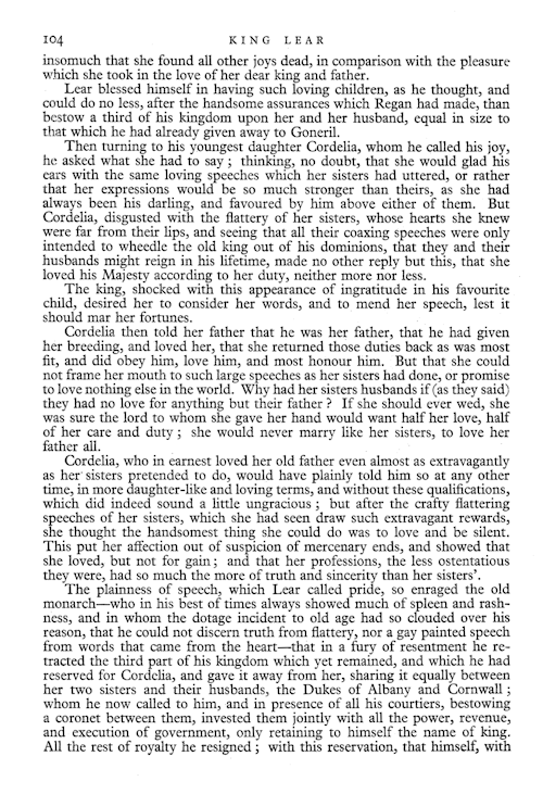 King Lear in Mammoth Wonder Annual 1935