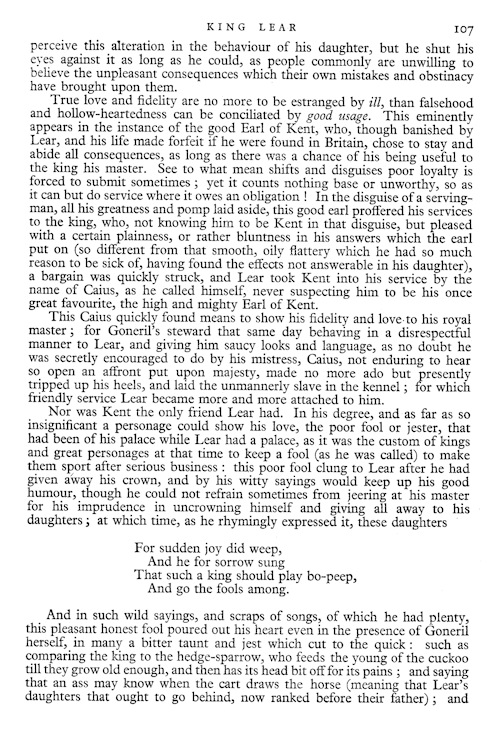 King Lear in Mammoth Wonder Annual 1935