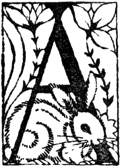 Decorative letter A